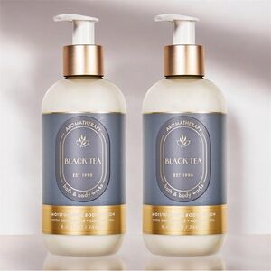 Bath & Body Works Aromatherapy Black Tea Body Lotion - Set of 2pc New